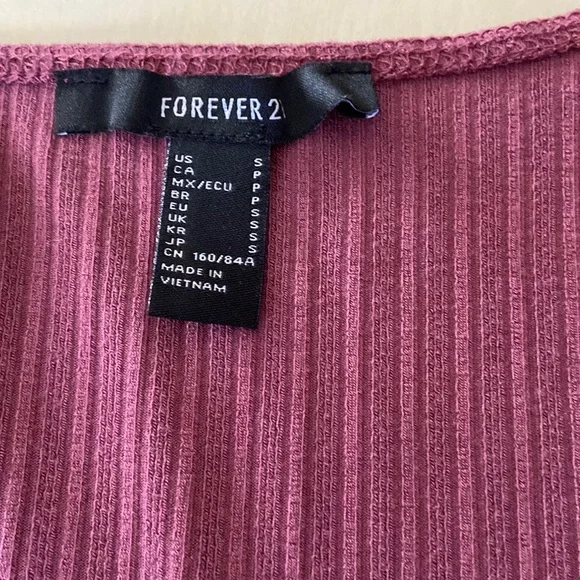 forever 21 mauve bodysuit - Picture 3 of 6